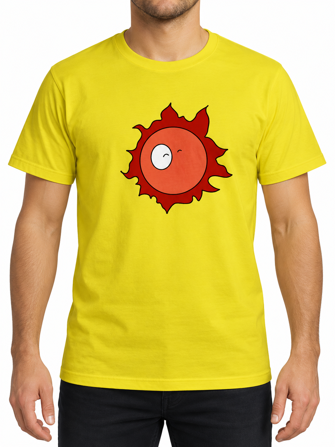 maglietta t-shirt- sole manga