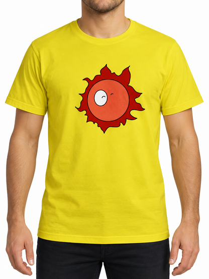 maglietta t-shirt- sole manga