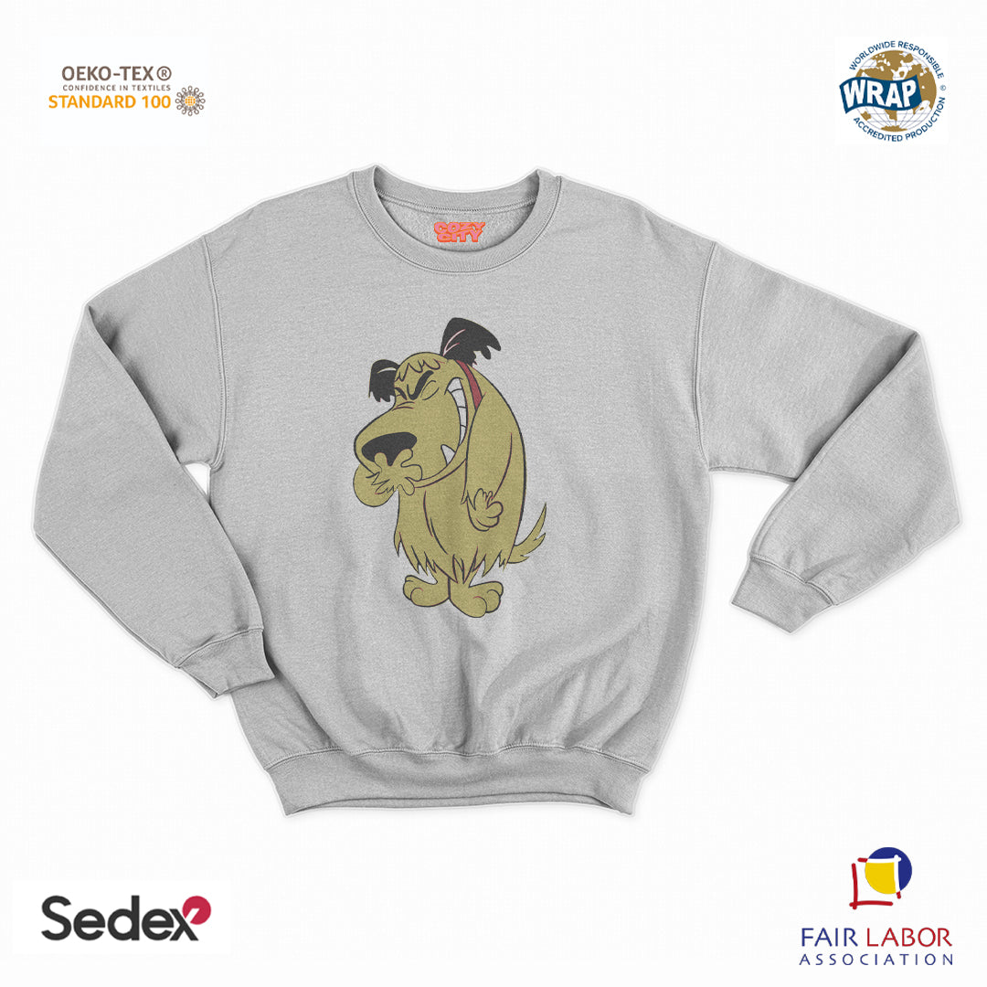 felpa con girocollo unisex- muttley