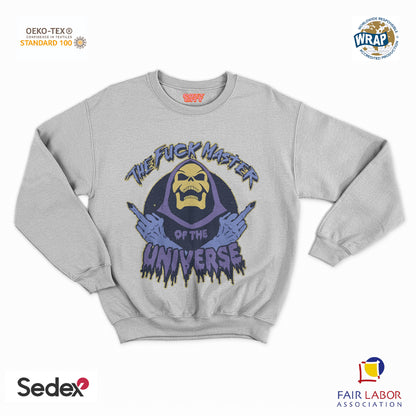 felpa con girocollo unisex- the fuck master of the universe