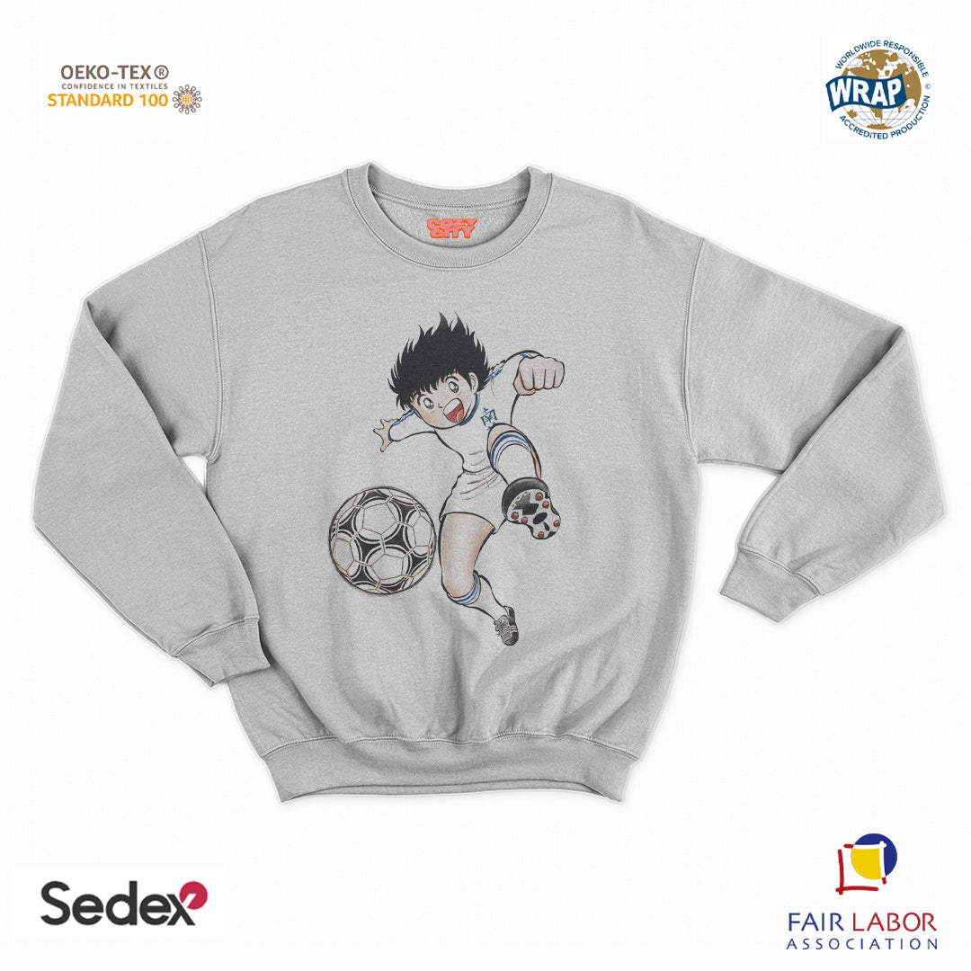 felpa con girocollo unisex- holly manga