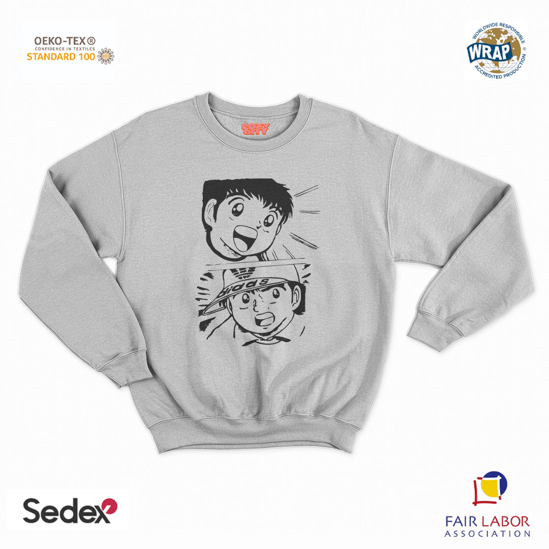 felpa con girocollo unisex- benji manga