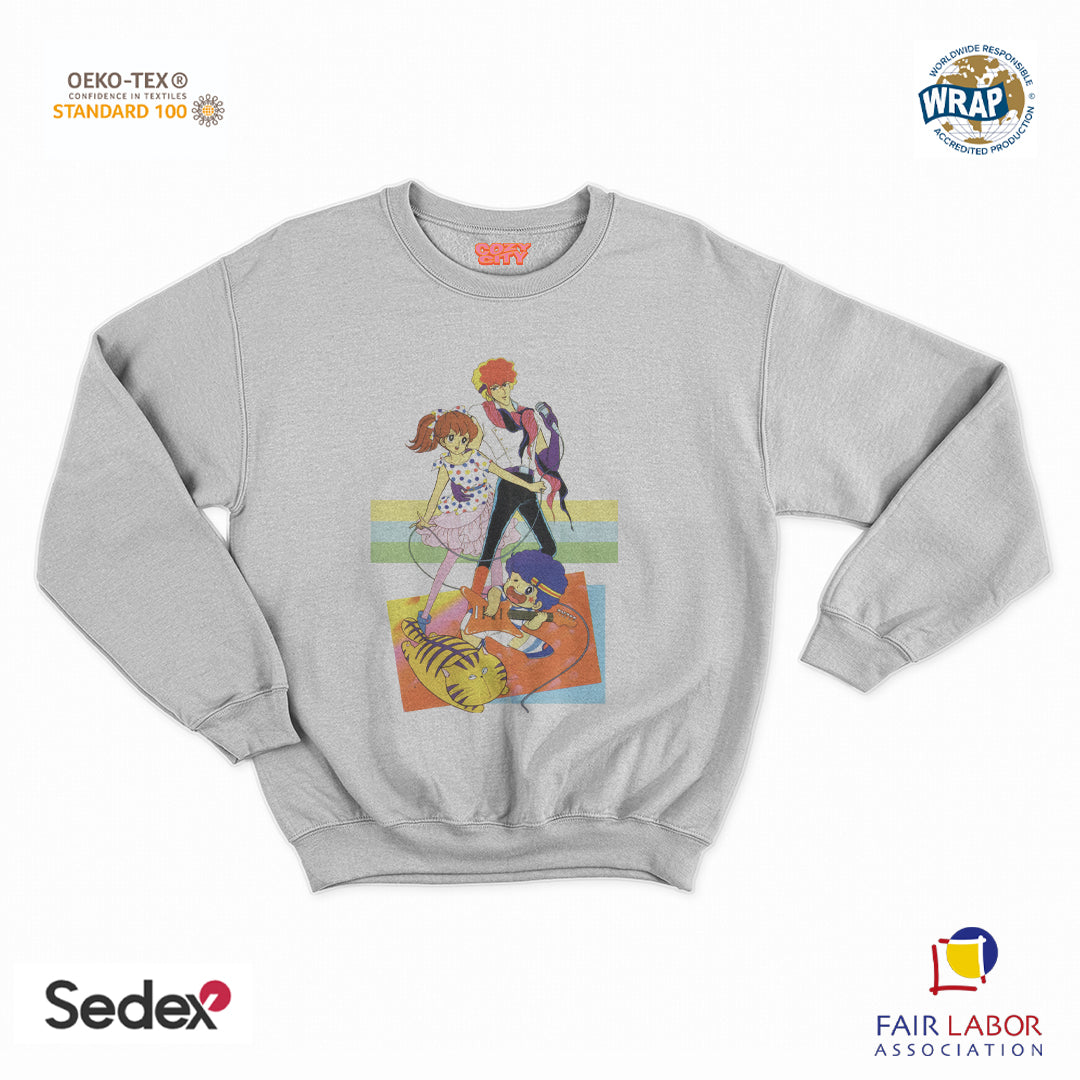 felpa con girocollo unisex- kiss me licia