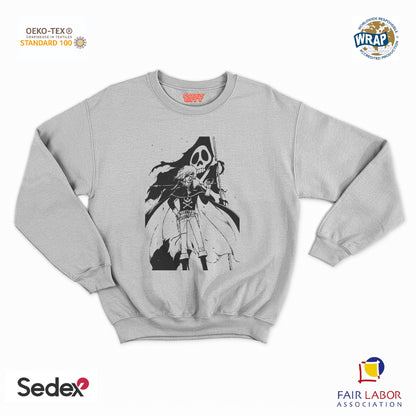 felpa con girocollo unisex- capitan manga