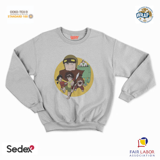 felpa con girocollo unisex- il ragazzo del futuro