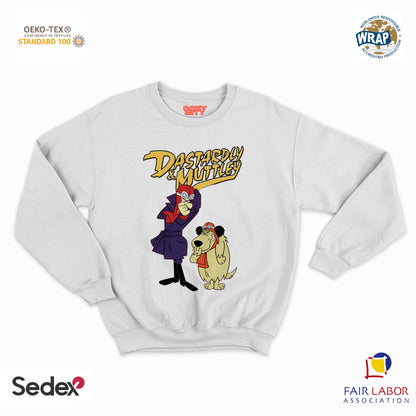 felpa con girocollo unisex- muttley e amico 20250210
