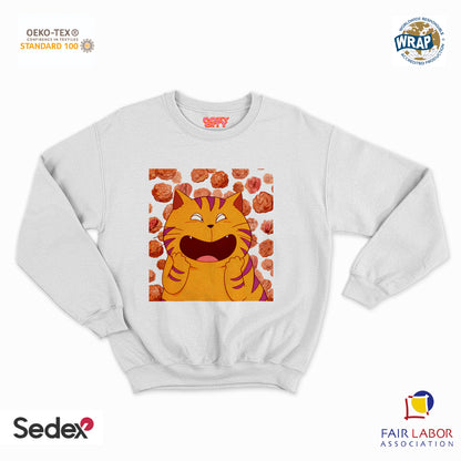 felpa con girocollo unisex- giuliano polpette