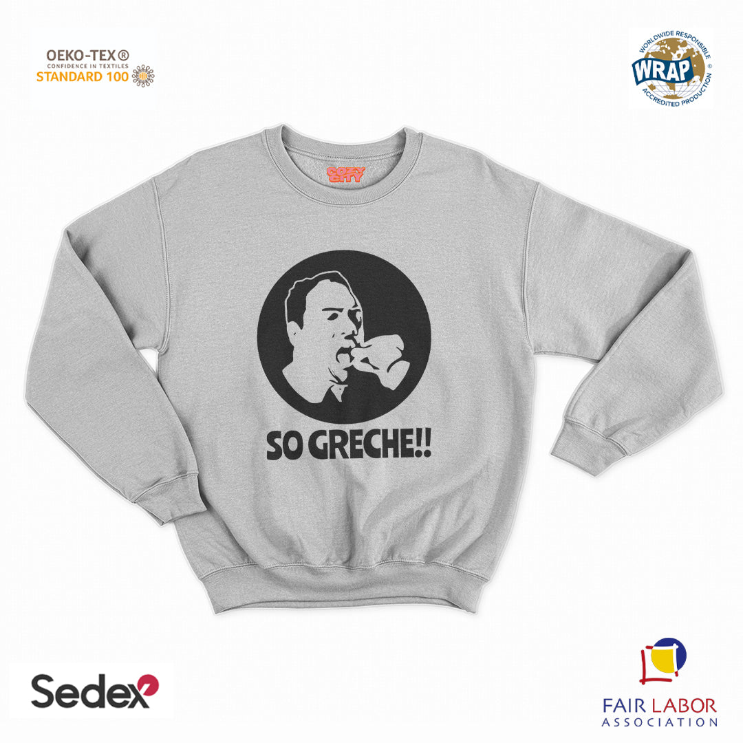 felpa con girocollo unisex- so greche carlo