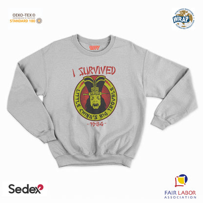 felpa con girocollo unisex- grosso guaio