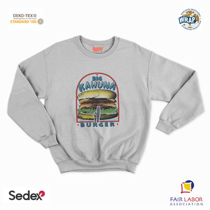 felpa con girocollo unisex- big kahuna burger
