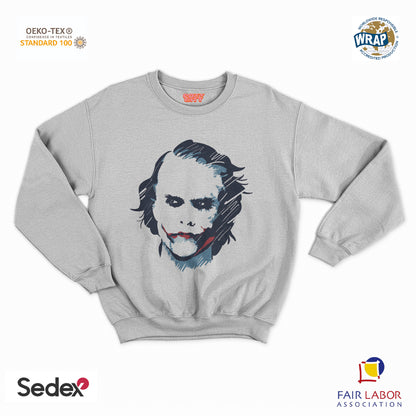 felpa con girocollo unisex- joker