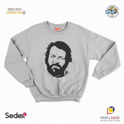 felpa con girocollo unisex- bud icon