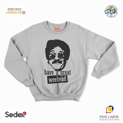 felpa con girocollo unisex- bernie lomax