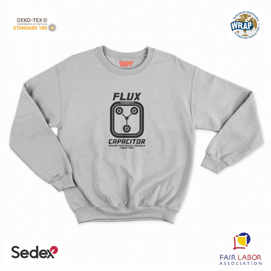 felpa con girocollo unisex- flusso canalizzatore