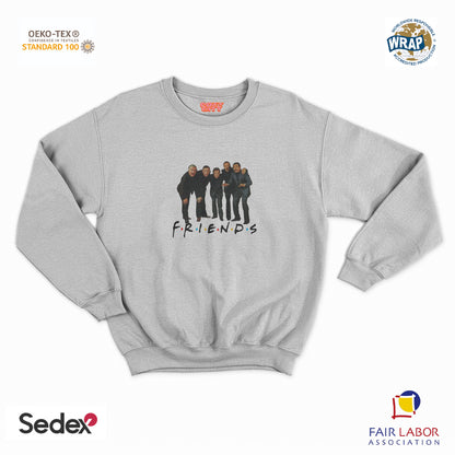 felpa con girocollo unisex- amici miei commedia