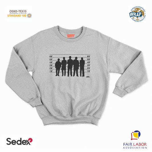 felpa con girocollo unisex- i soliti sospetti