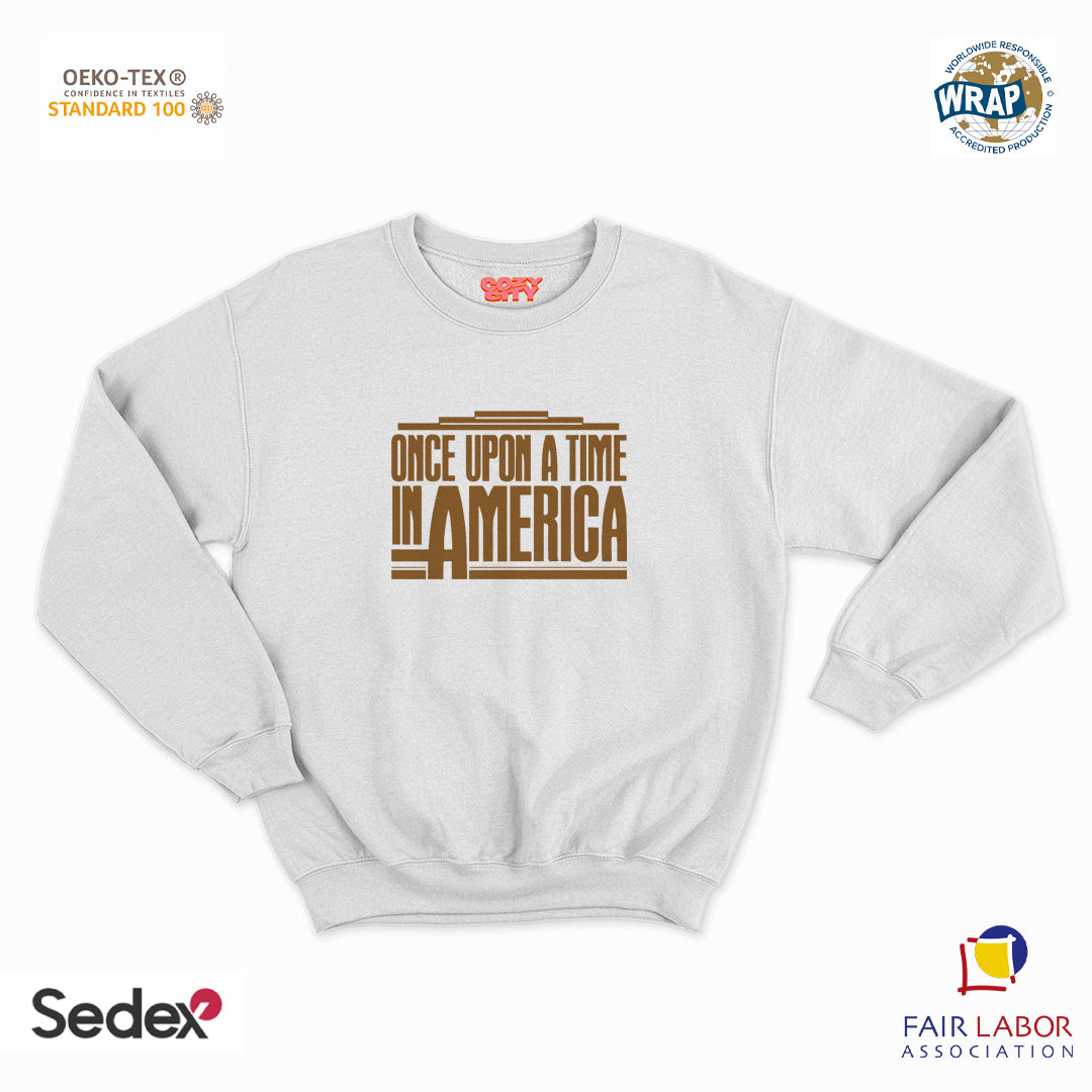 felpa con girocollo unisex- c era una colta in mafia