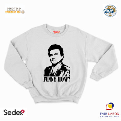 felpa con girocollo unisex- funny how bravo ragazzo