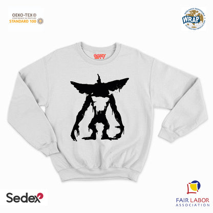 felpa con girocollo unisex- mostri anni 80