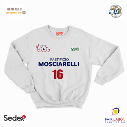 felpa con girocollo unisex- pastificio mosciarelli