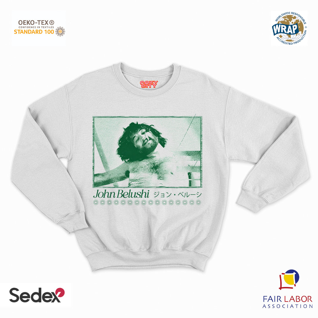 felpa con girocollo unisex- john b japan