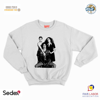 felpa con girocollo unisex- rocky show