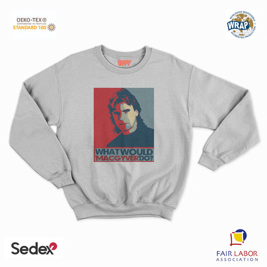 felpa con girocollo unisex- macgyver