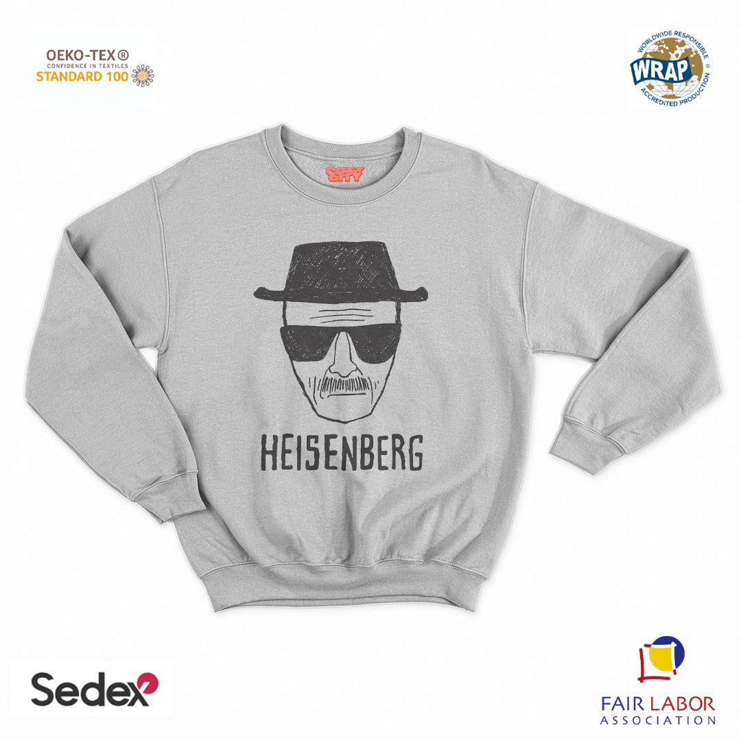 felpa con girocollo unisex- heisenberg