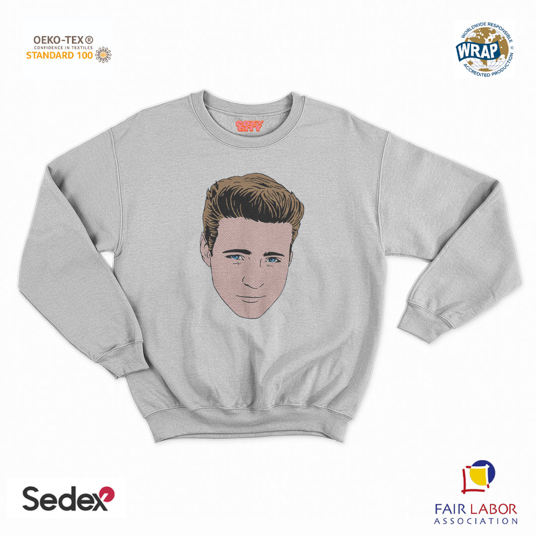 felpa con girocollo unisex- brandon