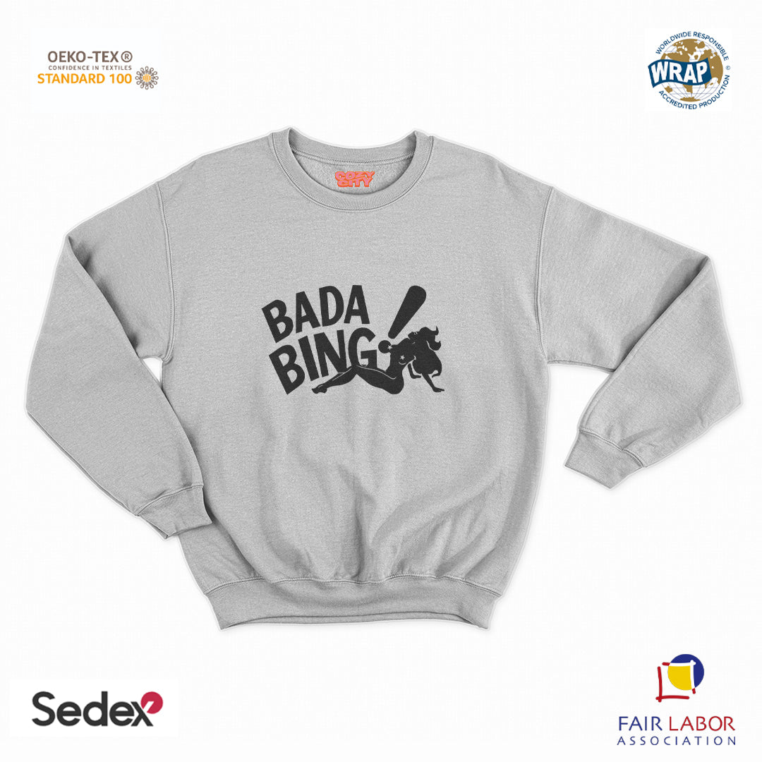 felpa con girocollo unisex- bada bing mafia