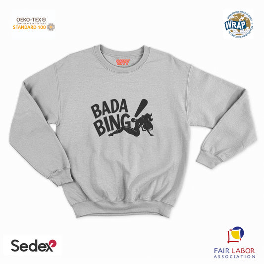 felpa con girocollo unisex- bada bing mafia