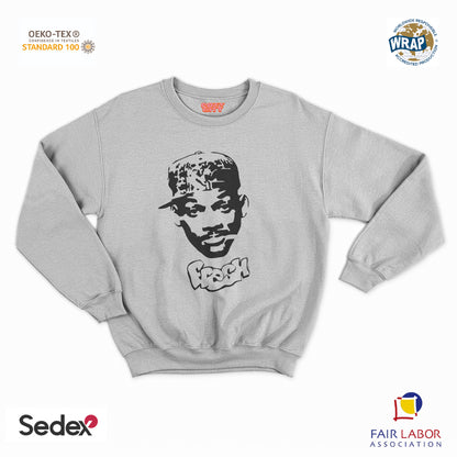 felpa con girocollo unisex- fresh