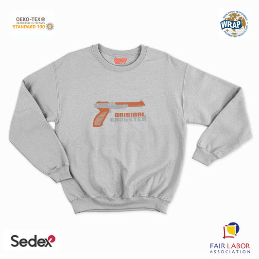 felpa con girocollo unisex- the original gangster