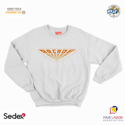 felpa con girocollo unisex- arcade