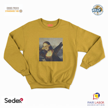 felpa con girocollo unisex- monnalisa dab