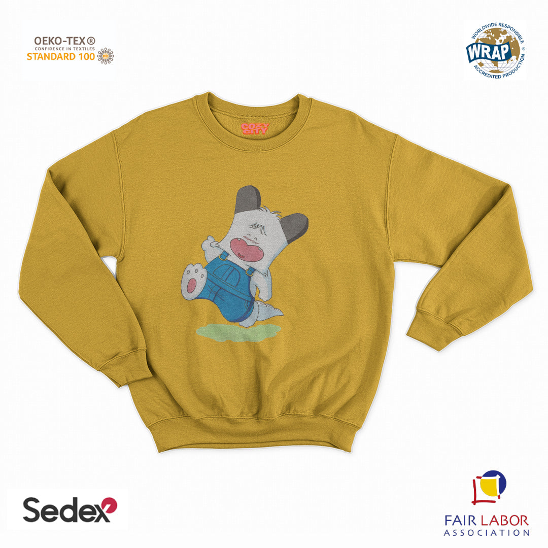 felpa con girocollo unisex- spanck