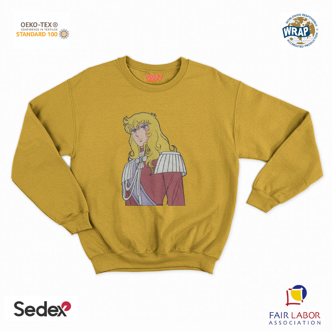 felpa con girocollo unisex- lady manga