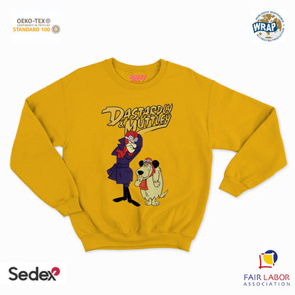 felpa con girocollo unisex- muttley e amico 20250210