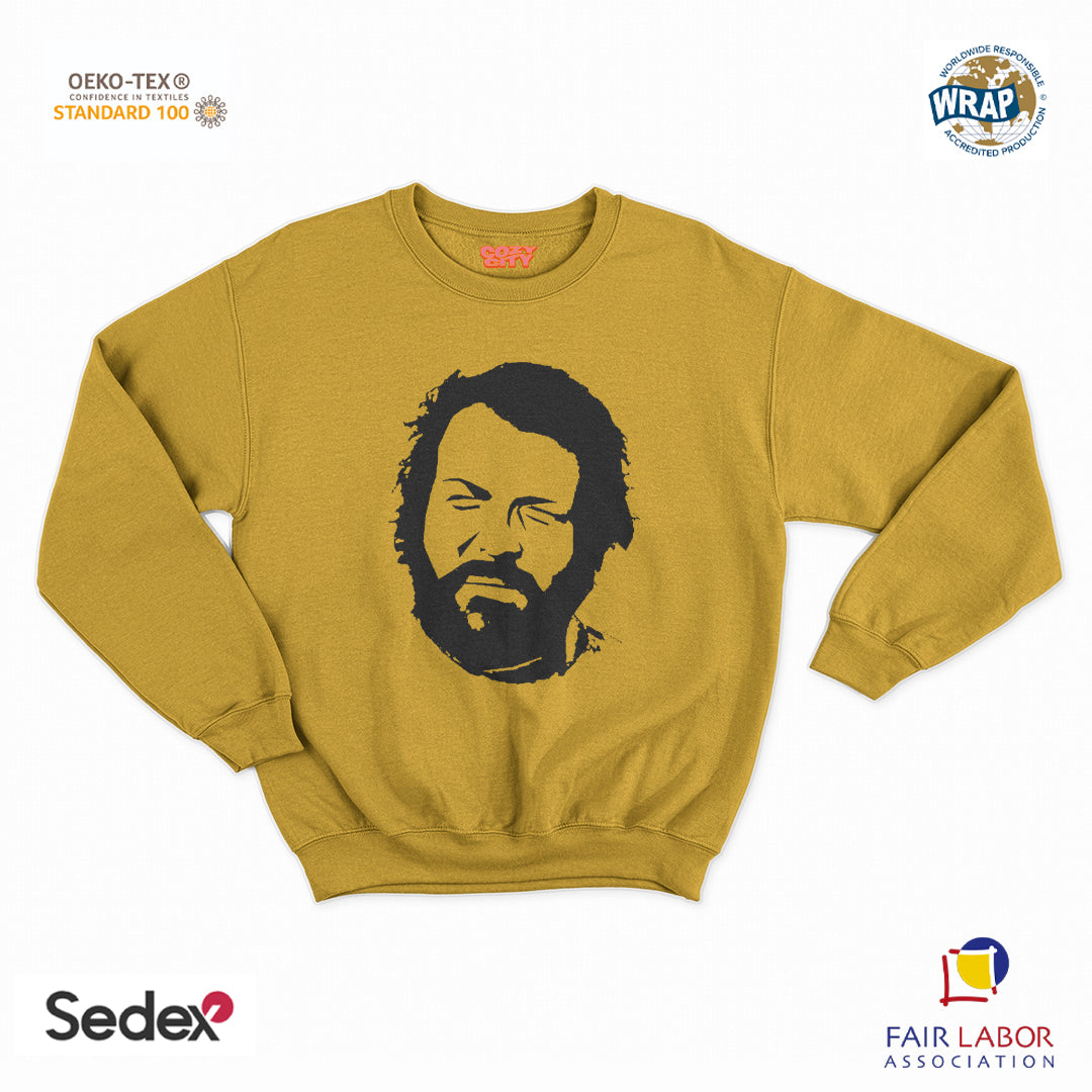 felpa con girocollo unisex- bud icon