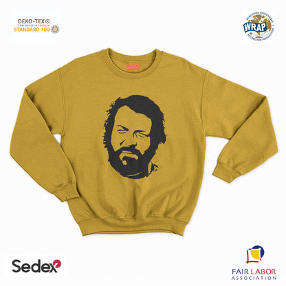 felpa con girocollo unisex- bud icon