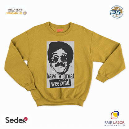 felpa con girocollo unisex- bernie lomax