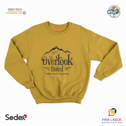 felpa con girocollo unisex- overlook hotel