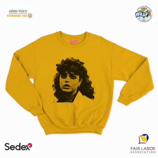 felpa con girocollo unisex- magda
