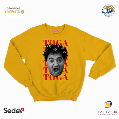 felpa con girocollo unisex- animal toga toga toga