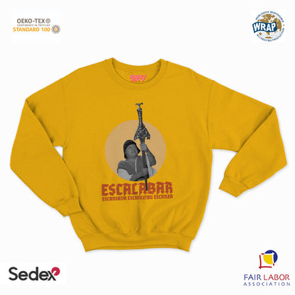 felpa con girocollo unisex- escalabar escansava eschinzibu escava