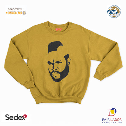 felpa con girocollo unisex- mr t