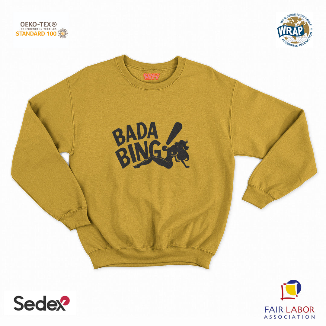 felpa con girocollo unisex- bada bing mafia