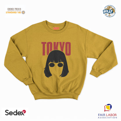 felpa con girocollo unisex- tokyo
