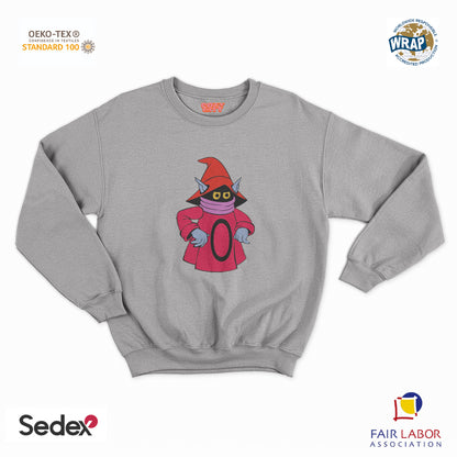 felpa con girocollo unisex-4 orko fantasma