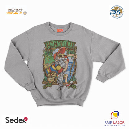 felpa con girocollo unisex- spada nella roccia honolulu